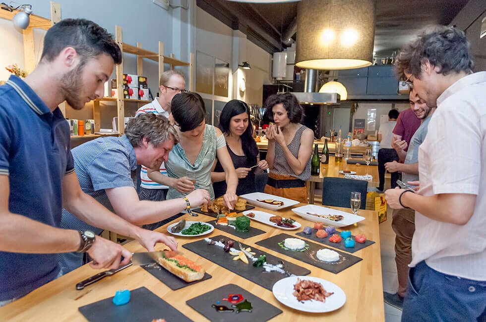 erkekler için hobi yemek workshop