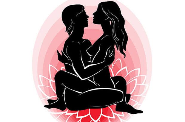 seated lotus seks pozisyonu