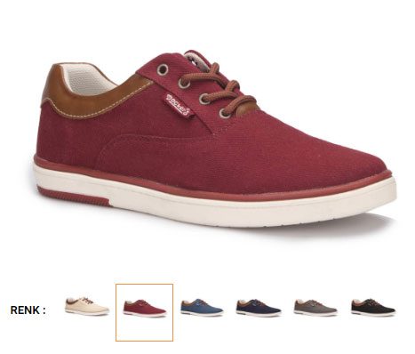 dockers by gerli bordo erkek sneaker