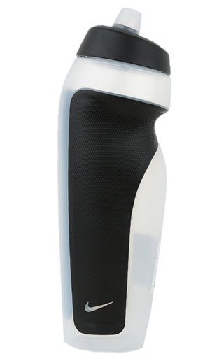 nike sport water bottle clear black